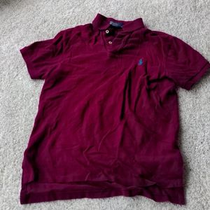 Polo by Ralph Lauren mens polo shirt purple size S